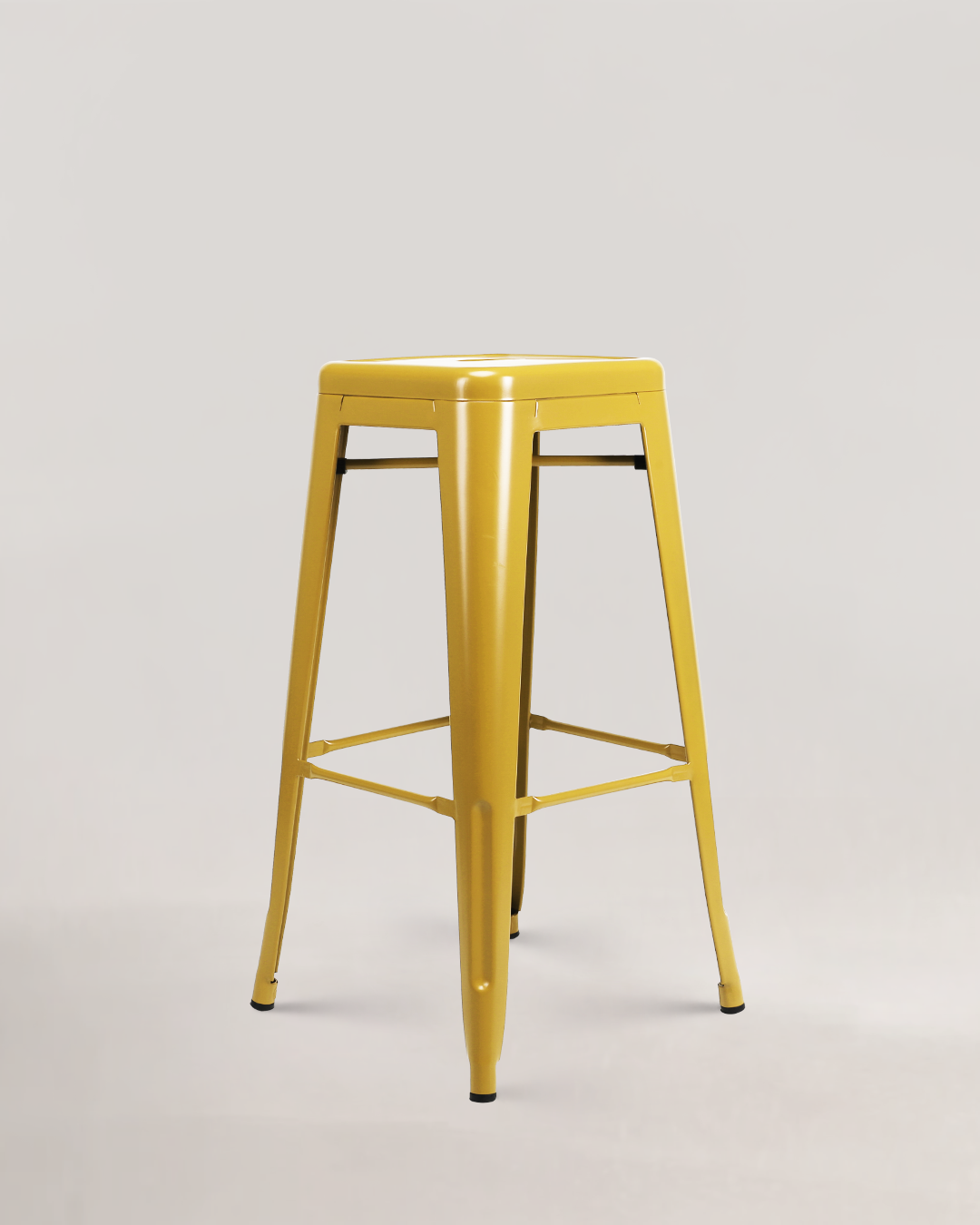 Taburete de metal Lix Amarillo